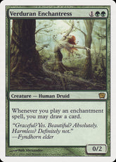 Bruxa de Verduran / Verduran Enchantress - Magic: The Gathering - MoxLand
